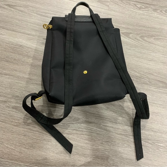 Handbags - le pliage backpack black gold